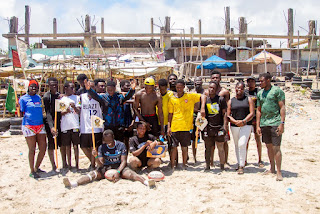 Accra Majestics Hosts Beach Cleanup & Fun Day